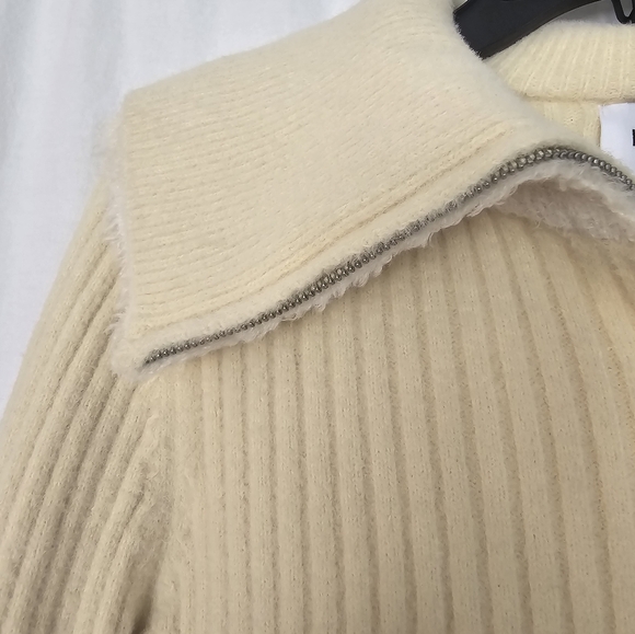 HOUSE OF SUNNY DOUBOR COLLAR PEGGY CROPPED CARDIGAN SZ US 10 UK 14 - Picture 7 of 17